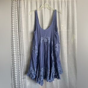 Free People Blue tank top/dress.